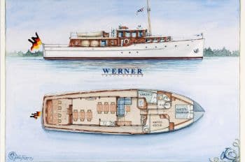 Gita in barca a Berlino - lo yacht Fitzgerald