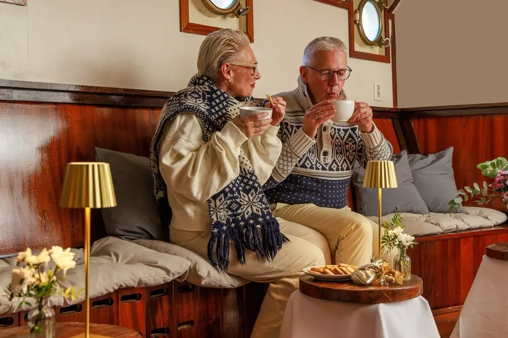 Weihnachtsfeier auf dem Schiff in Berlin
